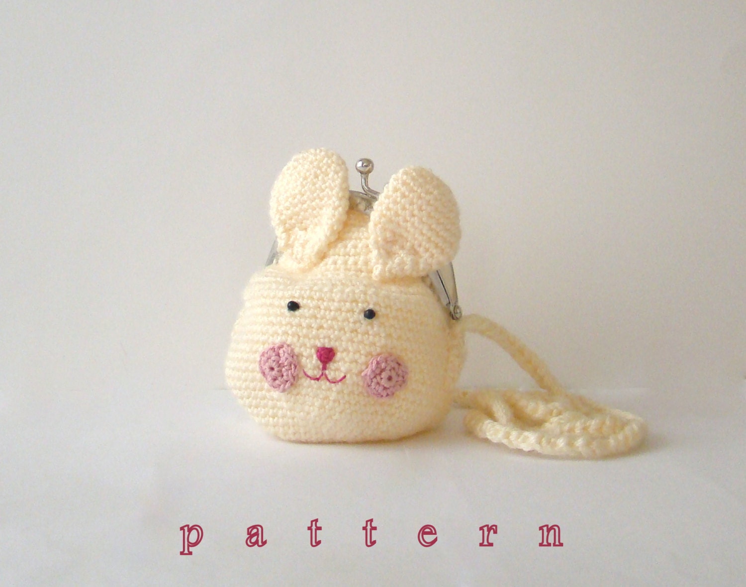 Crochet Richy Bunny Money Purse Pattern - Instant Download PDF