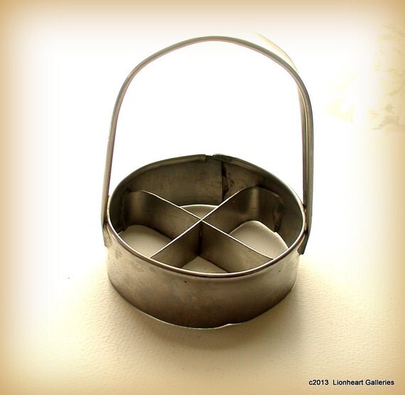 Vintage Handmade Scone Press Dough Cutter by LionheartGalleries