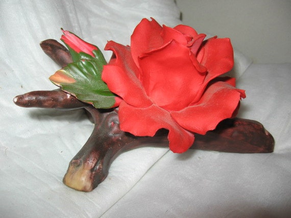 red rose figurines for sale