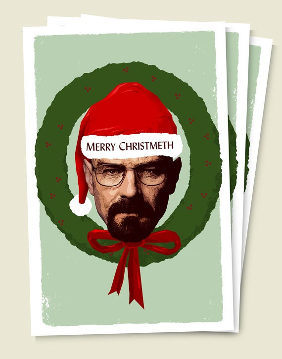 items similar to christmas card breaking bad merry items similar to christmas card breaking bad merry
