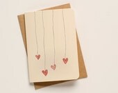 Lace Hearts Greeting Card