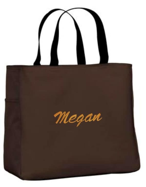 9 Bridesmaid Gift Personalized Tote Bag Bridesmaids by cre8ivgifts