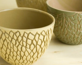 Stoneware bowl kitchen bowl, unique handmade decorative bowl, textured modern pottery , soup