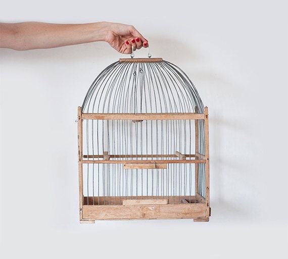 Vintage birdcage - CuteOldThings