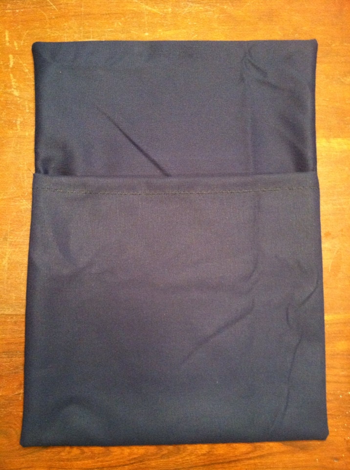 Set of 5 Custom Made Chair Pockets or Chair Covers:  You Pick The Size and Color