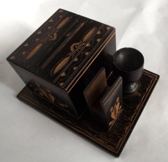 Rare Antique Vintage Cigarette Dispenser by LegendaryAntiques