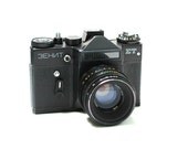 Vintage Zenit ET Camera, Collectors Box  Lens Reflex Camera, ohtteam,  Fully Operational, USSR Camera