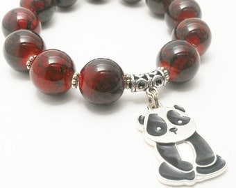 Popular items for panda bear bracelet on Etsy