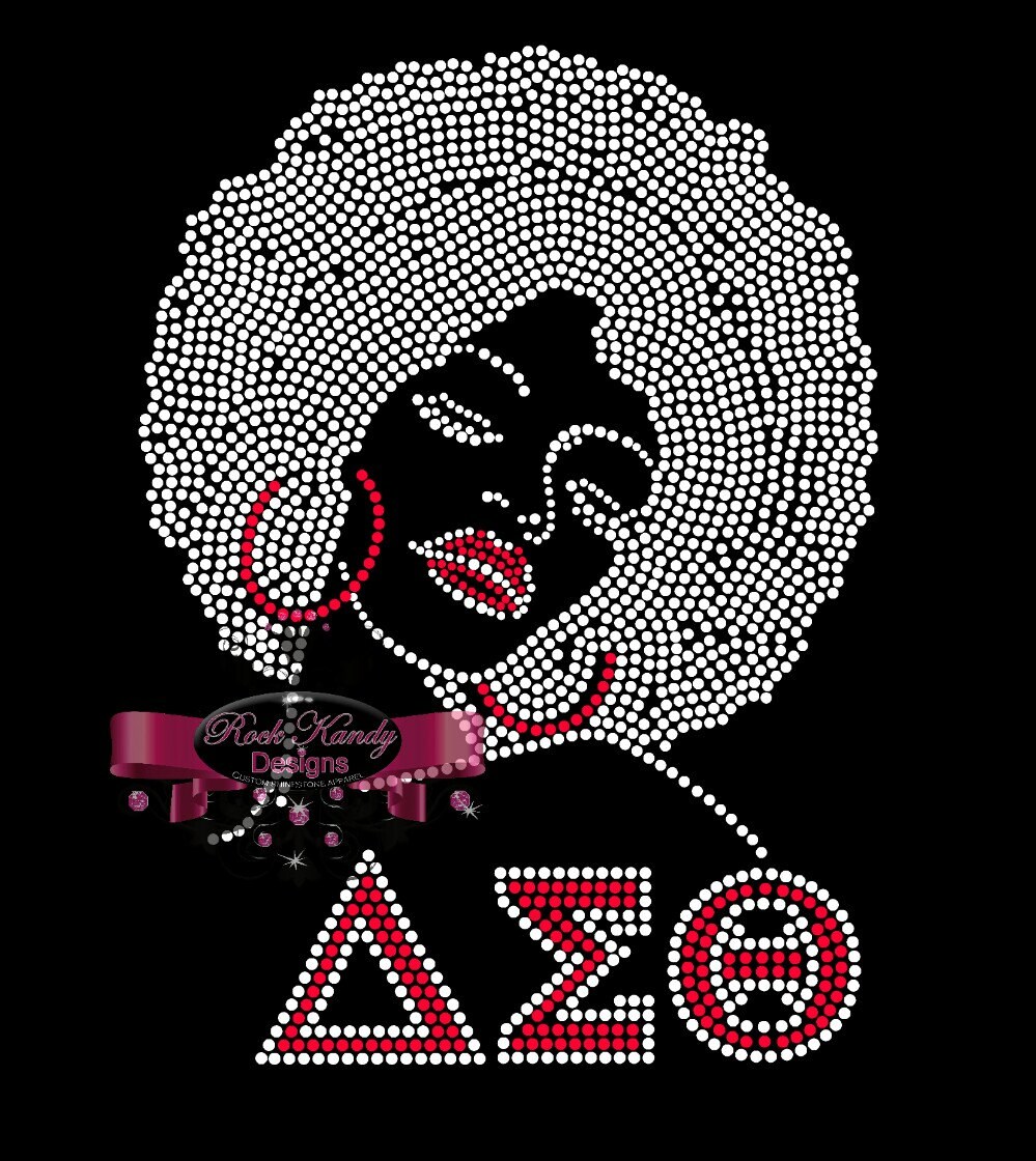 natural curly afro hair silhouette girls wallpaper bling christmas shirts
