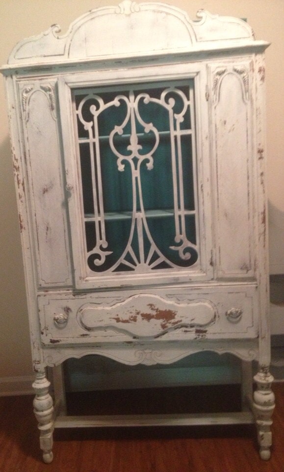 Depression Era China Cabinet by ThePastRenewed on Etsy