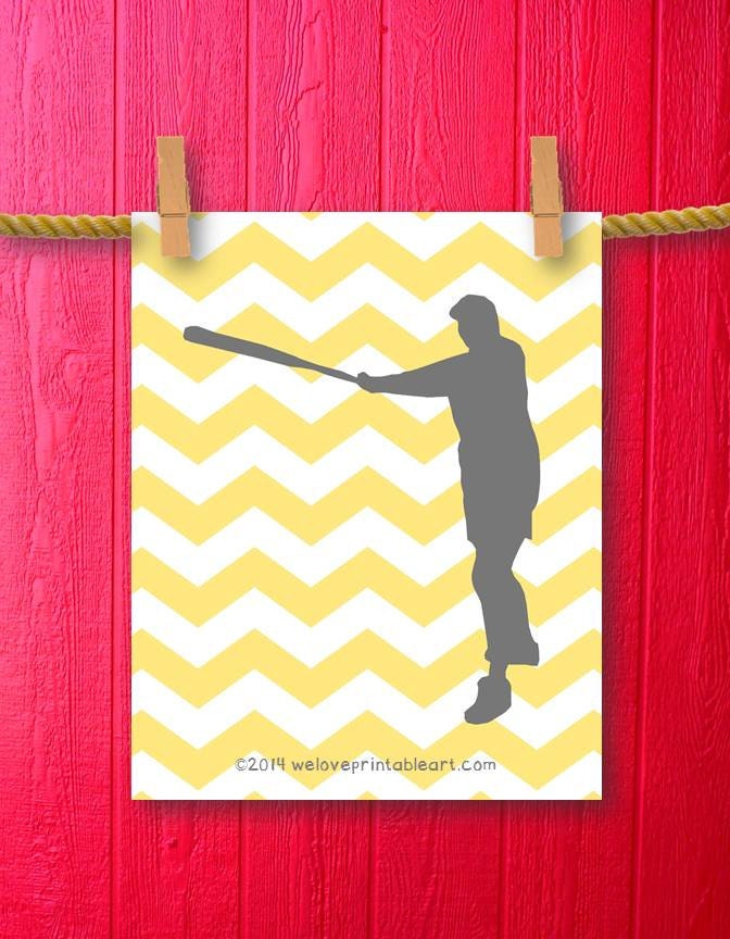 Sports Decor Baseball Baby Boy Nursery Room by WeLovePrintableArt