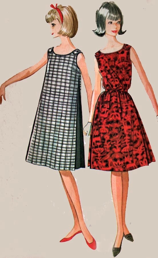 Vintage 60s Sewing Pattern McCalls 6891 Womens MOD by sandritocat