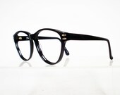 SEBASTIANO Black Cateye Shaped Eyeglass Frames - Chigal