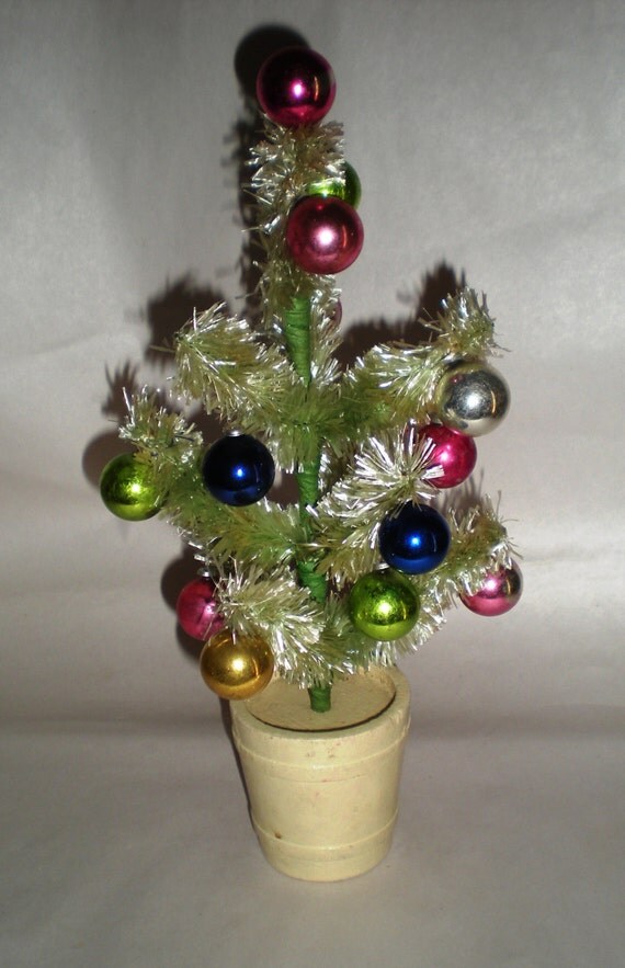 small table top 1950 s feather christmas trees by small table top 1950 s feather christmas trees by