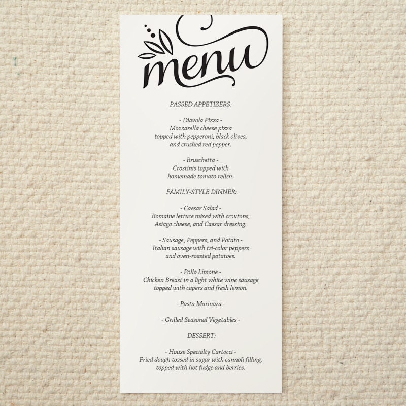 Tea Length Wedding Program Templates Free - mastermma