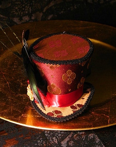 Items similar to Wedding Decorations, Mini Top hat as Table Sign Holder