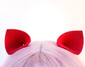 Clip In Ears: My Little Pony Big Macintosh Ears, Red Cat Ears, Nekomimi Costume Ears - BrandiMillerArt Clip In Ears: My Little Pony Big Macintosh Ears, Red Cat Ears, Nekomimi Costume Ears - BrandiMillerArt