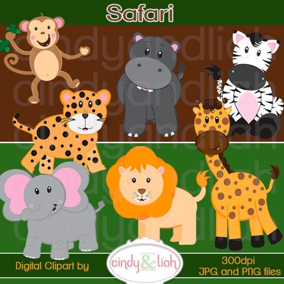 Safari Clipart Il_570xn