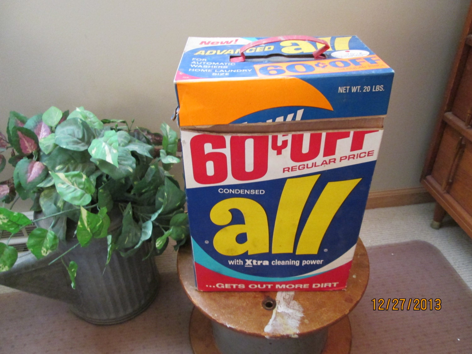 Vintage All Laundry Detergent Box Lever Brothers by RoseBarb