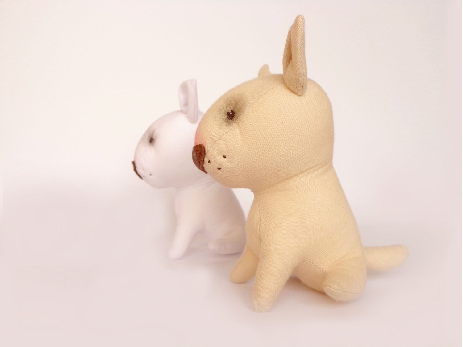 bull terrier stuffed toy