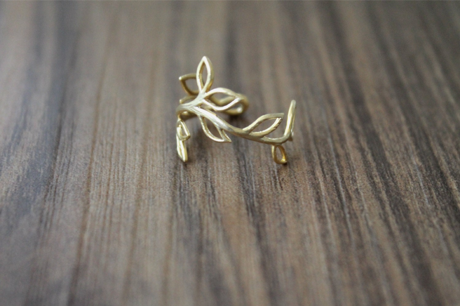 Reserved for Annie-Organic Twig Ring // Gold