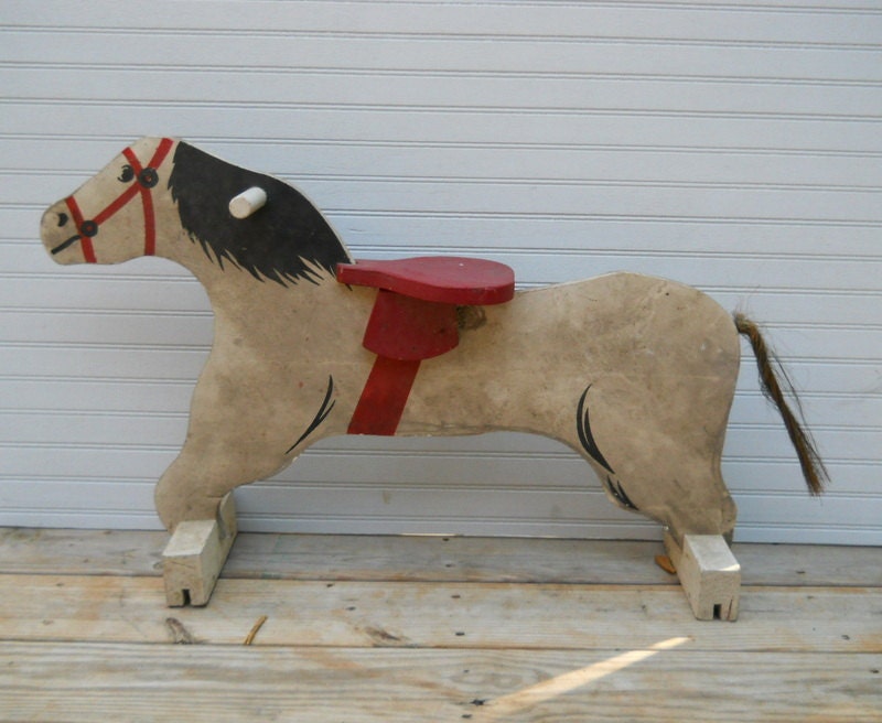 large rideable toy horses