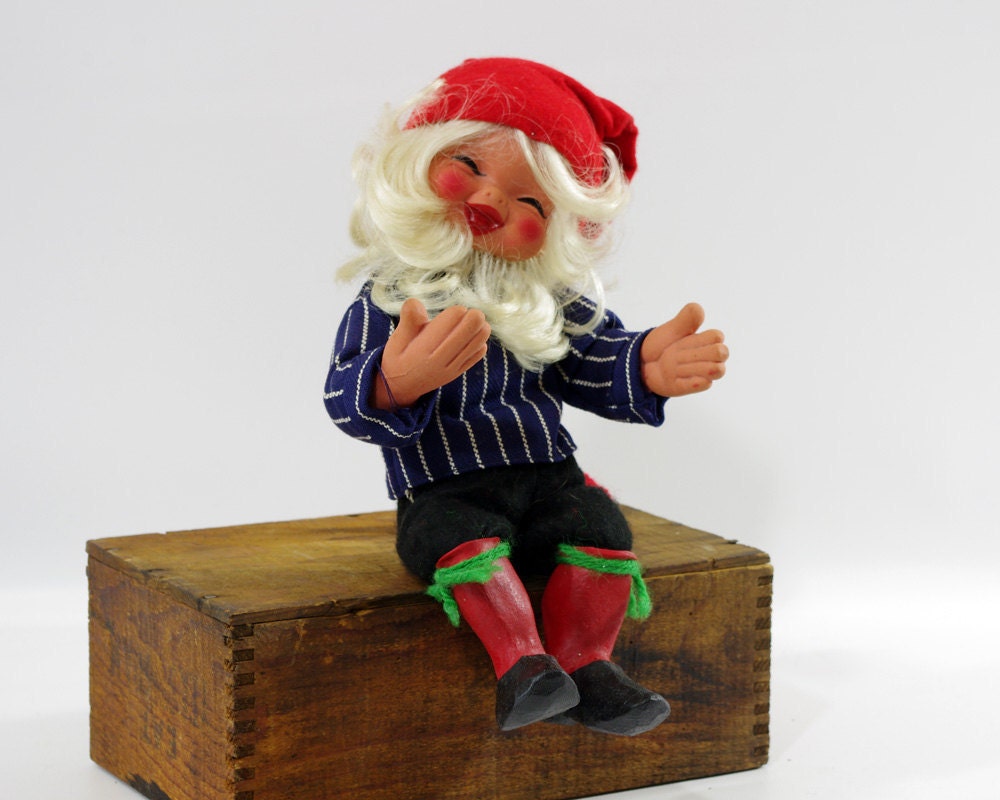 Vintage Arne Hasle Nisse Doll Gnome Elf Norway Norge