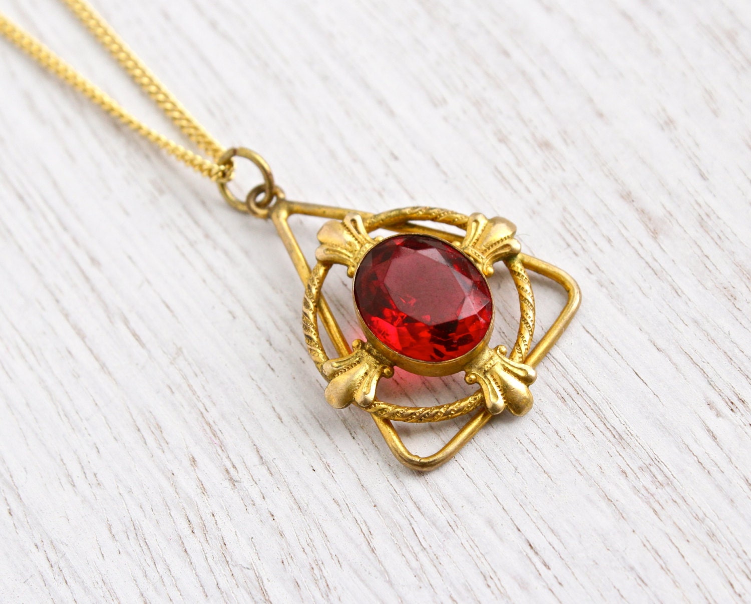 Antique ruby necklace photo Antique ruby necklace photo