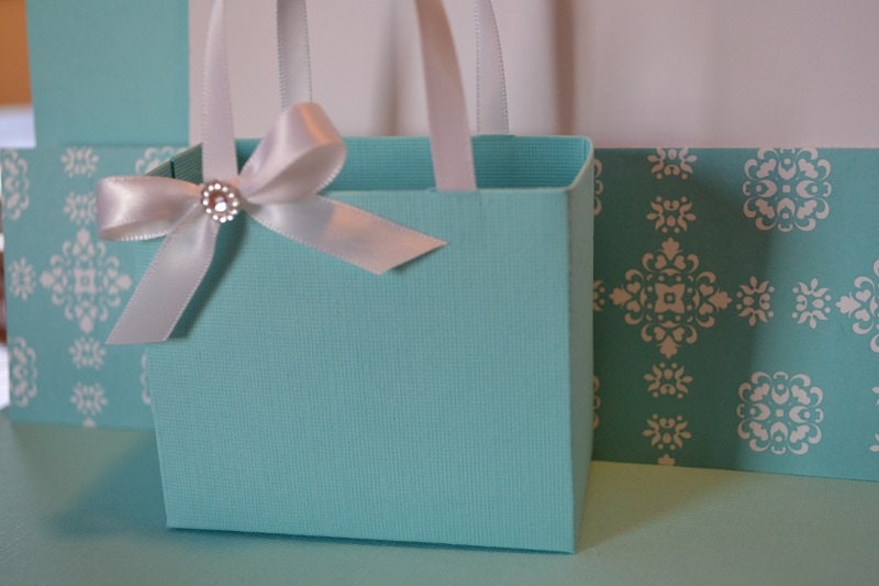 tiffany inspired gift bags