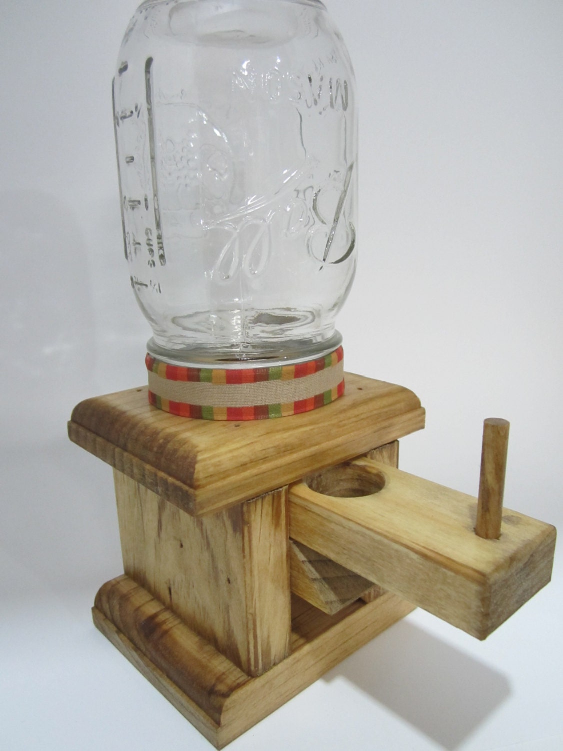 Mason Jar Candy Dispenser Machine by AllyBoosCreations on Etsy
