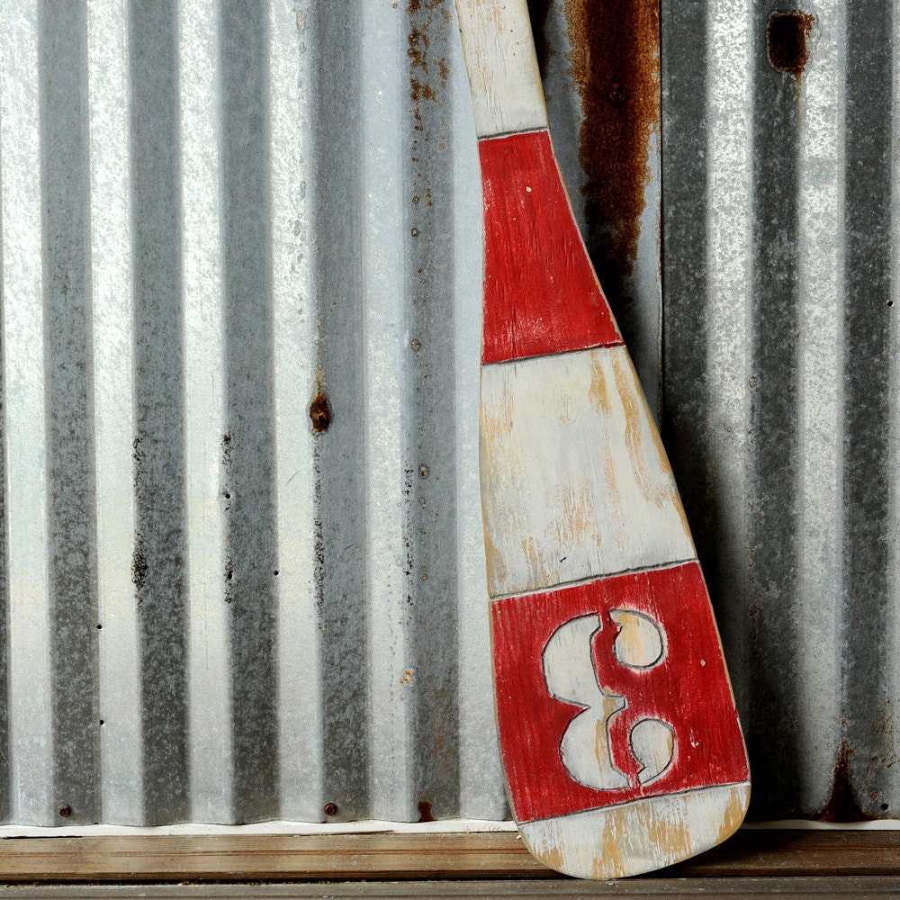 Rustic Boat Oar Nautical Wall Decor Boat Oars by SlippinSouthern