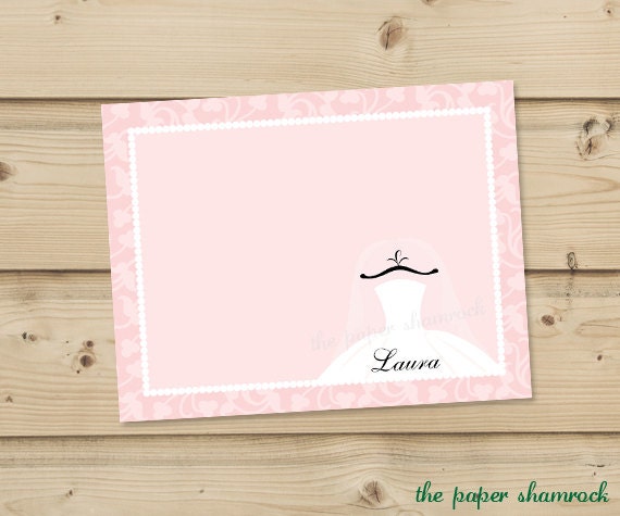 Bridal Thank you Cards, Printable Thank you Cards for Bridal Shower, Personalized Thank you Cards Il_570xn