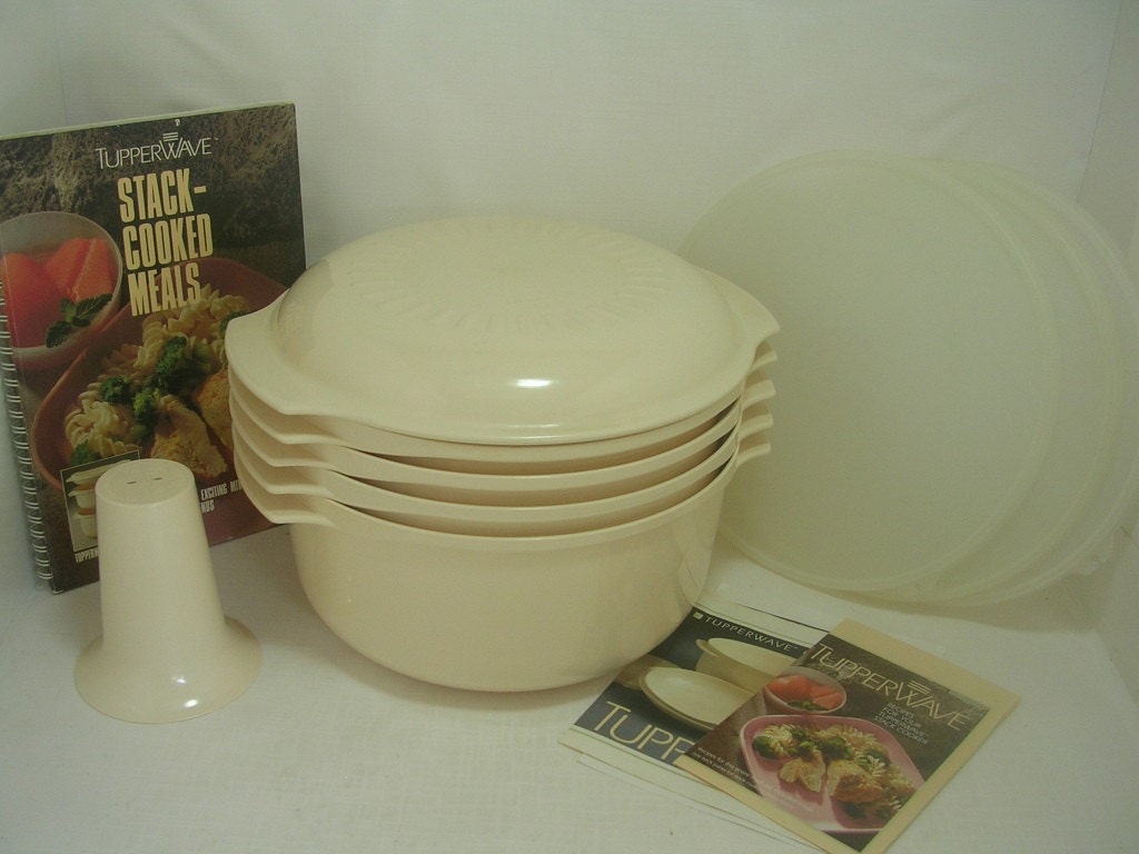 Vintage Tupperware Tupperwave Stack Cooker by Retrorezurection