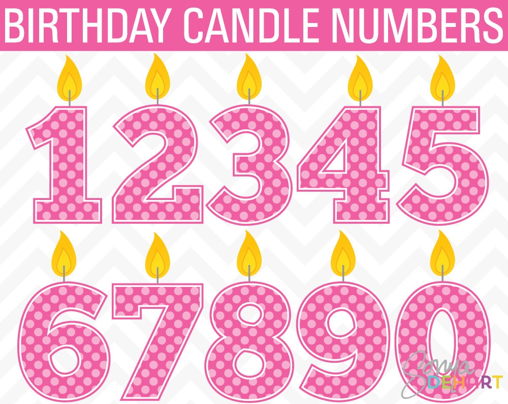 clipart birthday numbers - photo #2