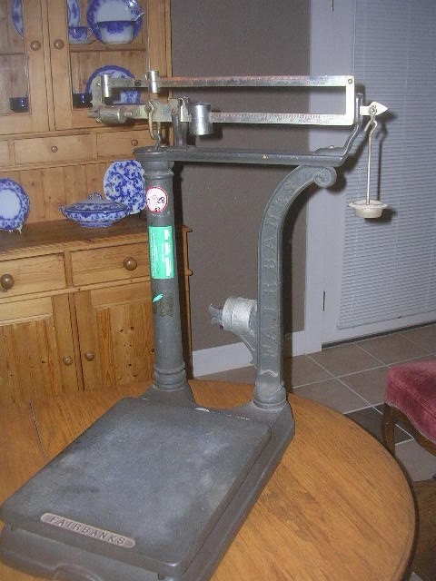 Items similar to Antique Fairbanks Counter Platform Scales from Foxworth Galbraith Lumber