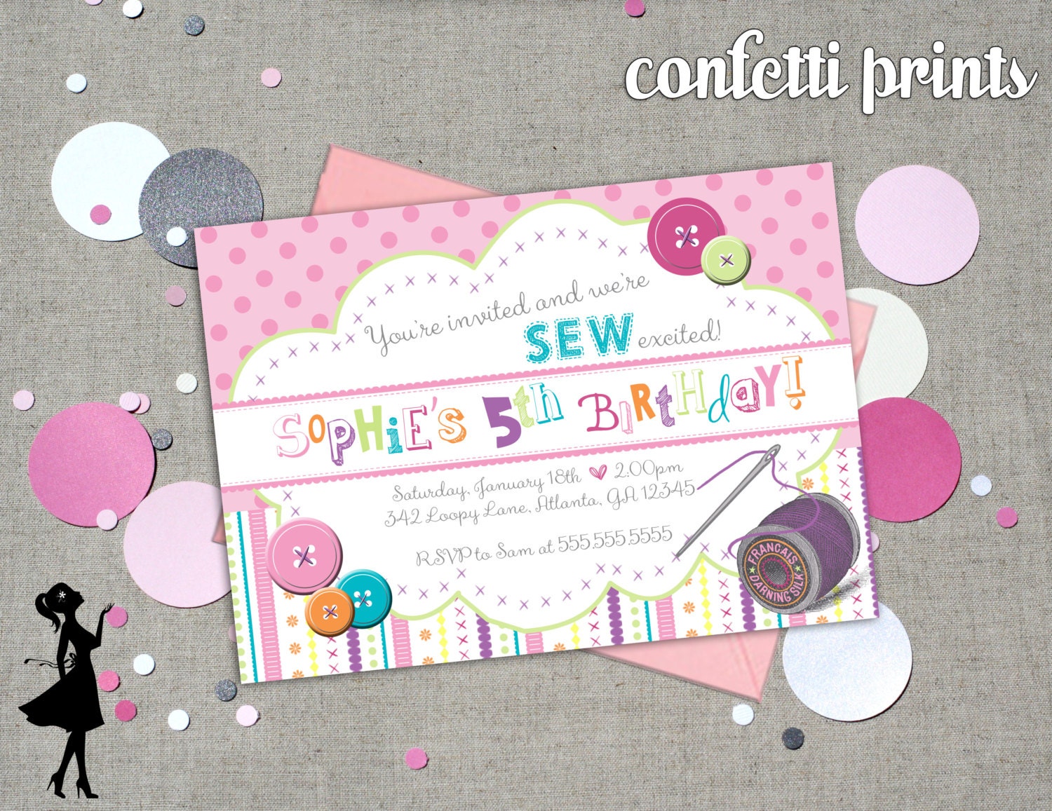 LALALOOPSY Birthday Invitation Printable Il_570xn