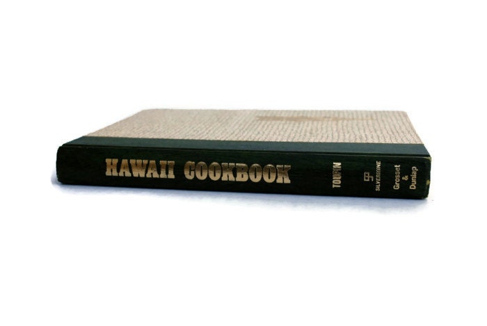 Vintage Hawaii Cookbook, 1968, Green - vintagetoyshoppe