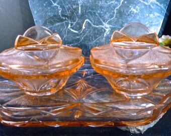 Popular items for Glass Dresser Set on Etsy