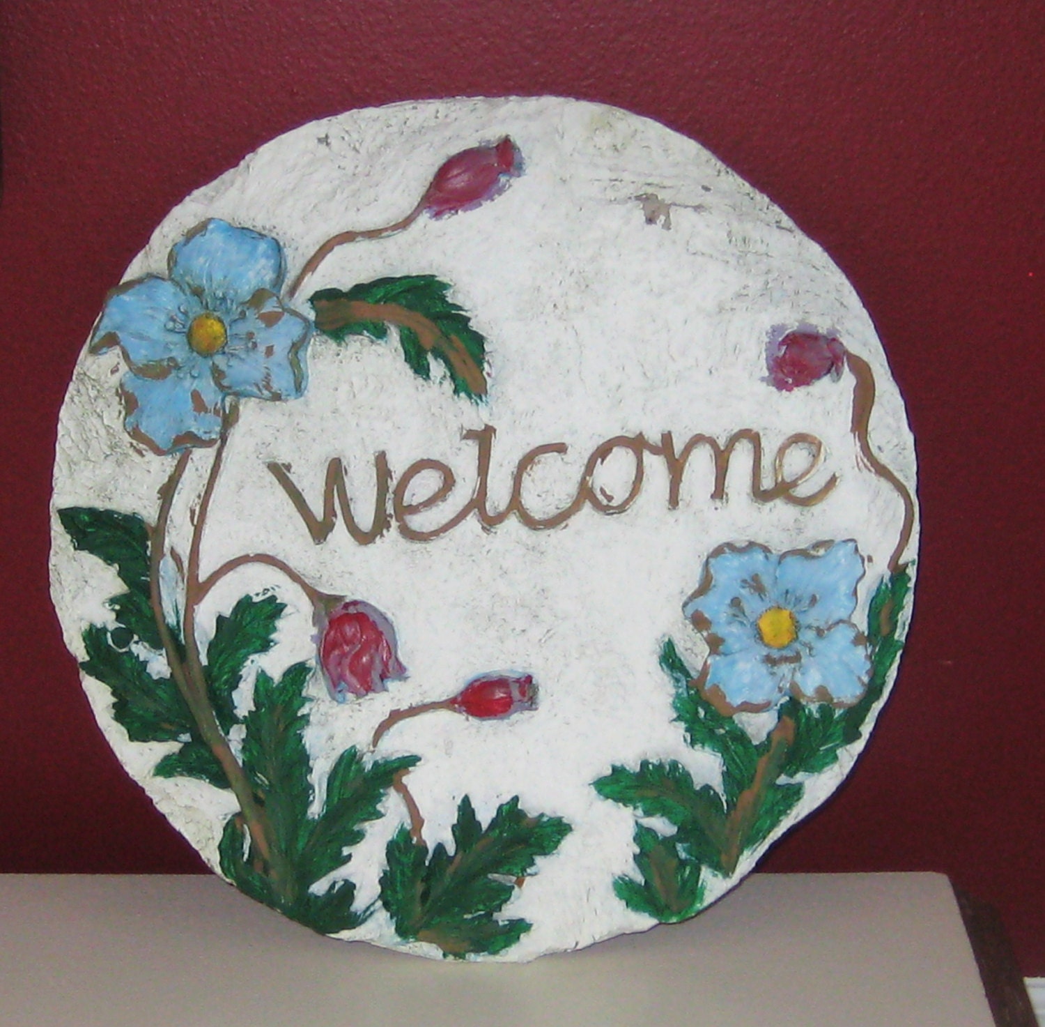 CERAMIC WALL HANGING Outdoor Art. by BailouBayTreasures on Etsy