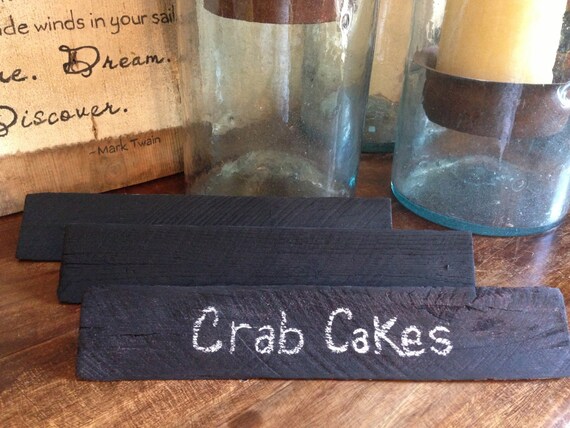Wood Chalkboard Sign Buffet sign Food sign by FlightofFancyLLC