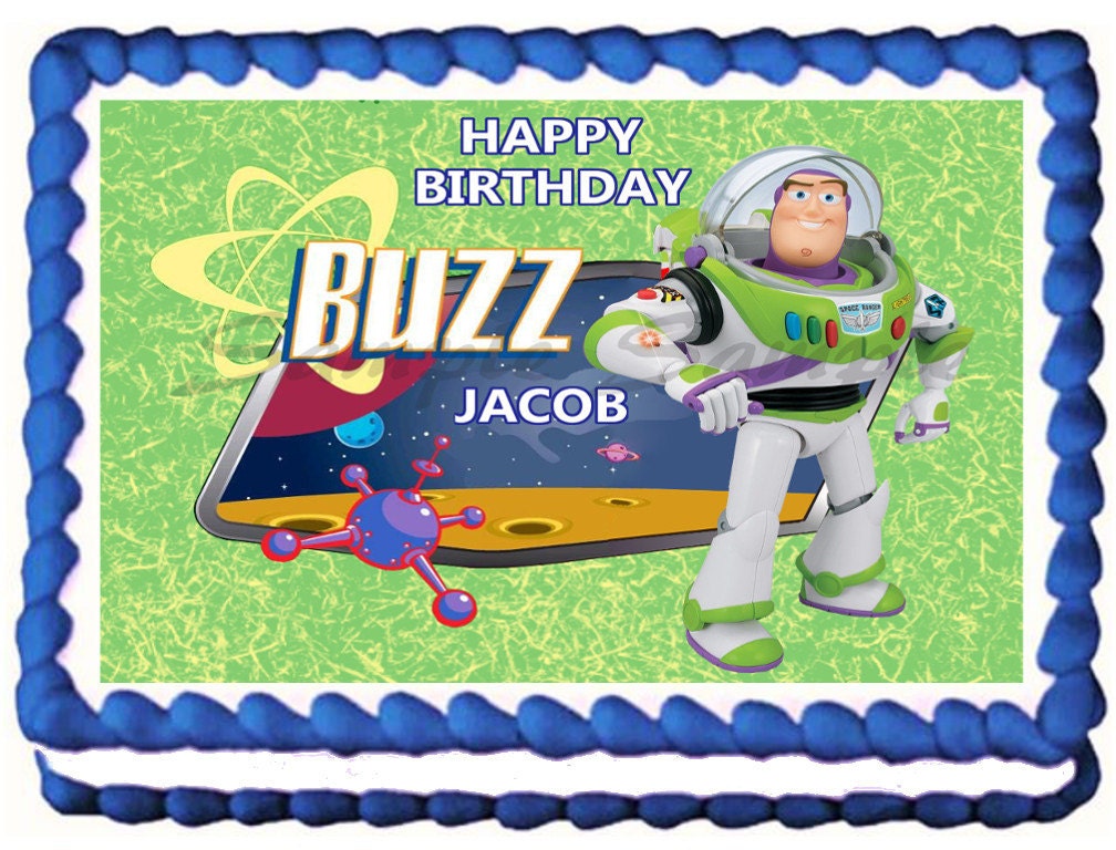 buzz lightyear edible cake image