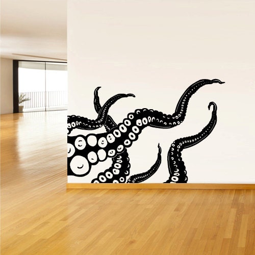 Wall Decal Vinyl Sticker Decals Octopus Sprut By StickersForLife