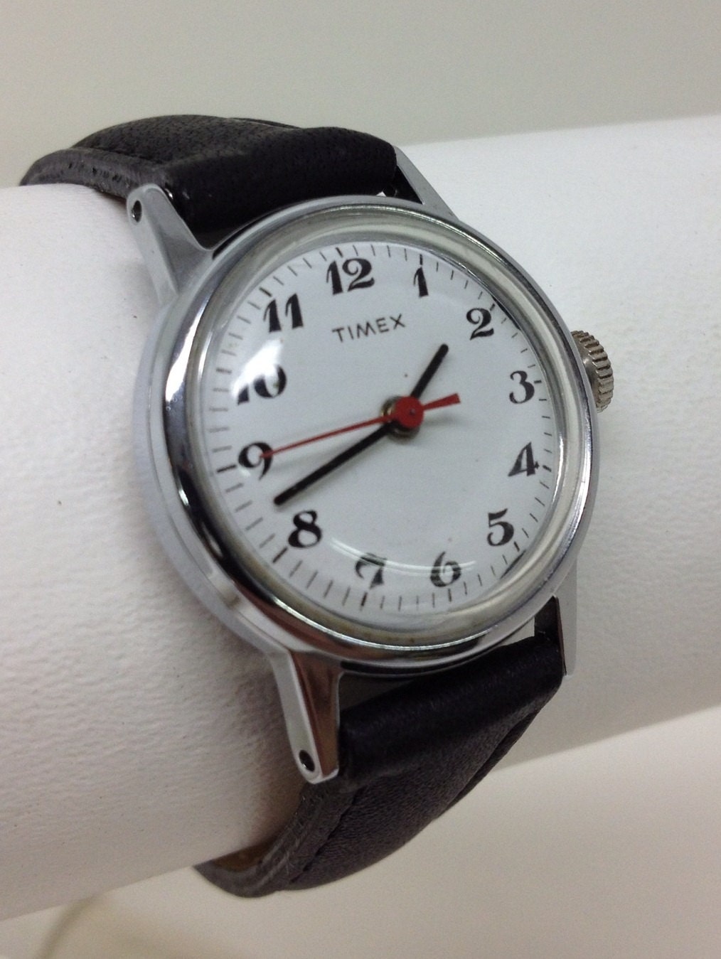 Timex Ladies Watch Mechanical Wind Chrome by Watchnthisnthat