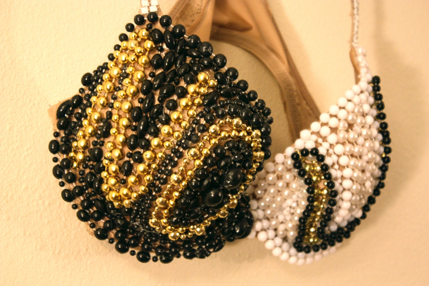 Show me your BOOBeads NOLA Mardi Gras Bead Bra by graNOLA504