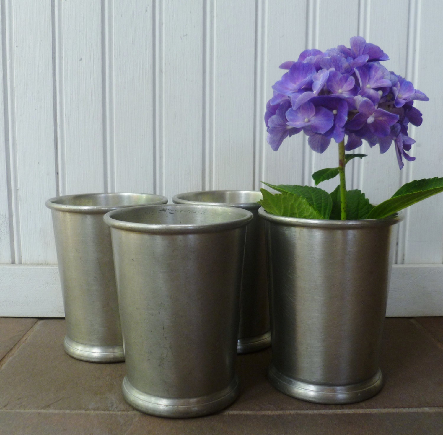 Pewter or of cups  julep Cups Pewter Vases. pewter WEB vintage  Cups. Julep Mint Vintage