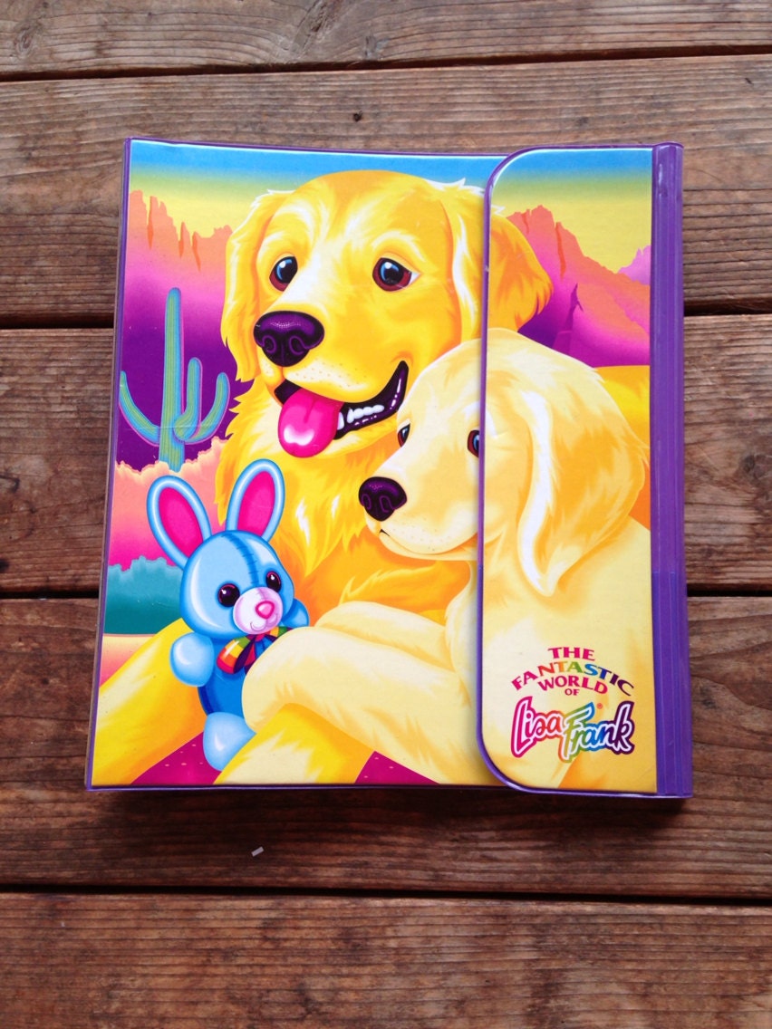 Rare vintage Lisa Frank Trapper Keeper mint by FutureFighter