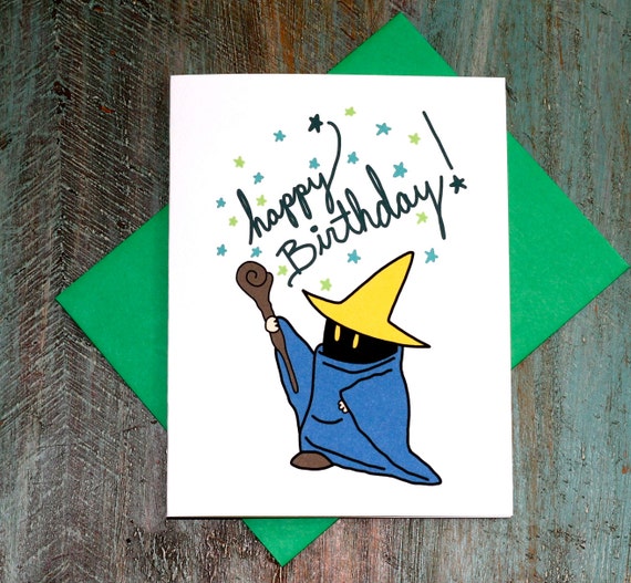 final-fantasy-black-mage-birthday-card-by-turtlessoup-on-etsy