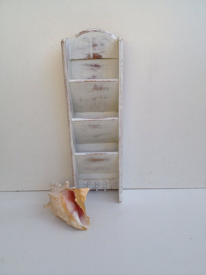 shabby chic white mail organizer wooden hanging by shabbyshores shabby chic white mail organizer wooden hanging by shabbyshores