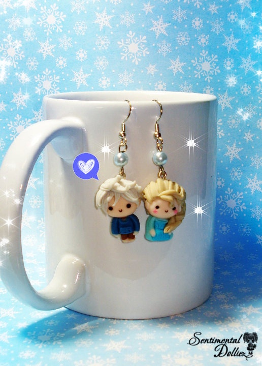 Disney Frozen Jewelry Disney Elsa Earrings by SentimentalDollieZ
