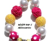 Princess Inspired Child's Chunky Beaded Necklace - WeildHairAccessories